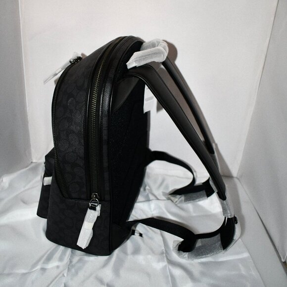COACH Men's Charter Backpack in Charcoal #CP159 CHR NWT - Picture 7 of 8